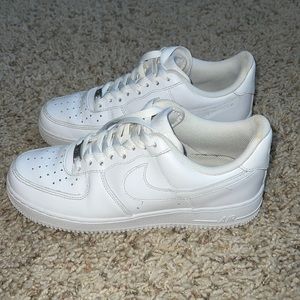 Nike Air Force 1 shoes, size 8